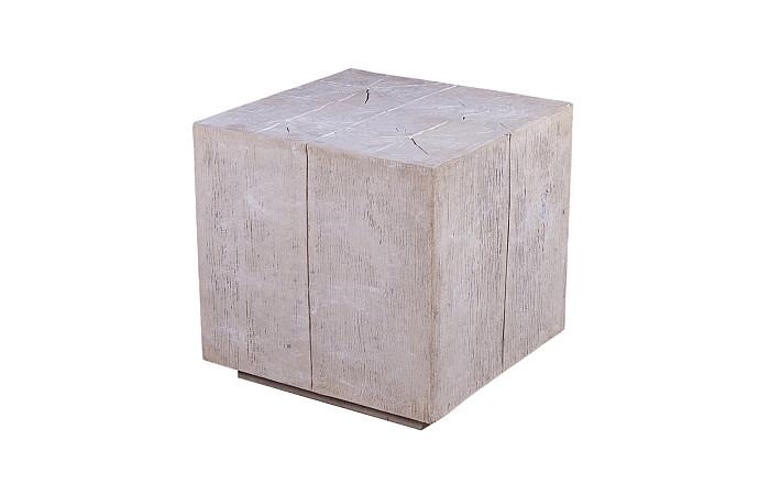 Old Lumber Side Table, Roman Stone